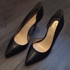 Jessica Simpson classic black stilettos